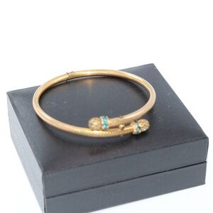 Antique Gold Filled Bypass Bracelet For Child